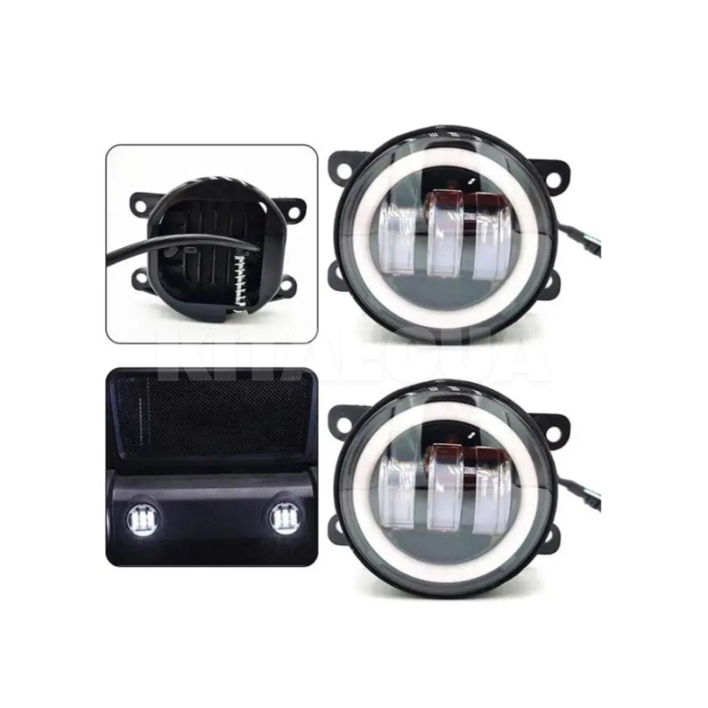 Фары противотуманные LED Renault 30W 6000K (компл.) StarLight (SB-350+DRL) - 2