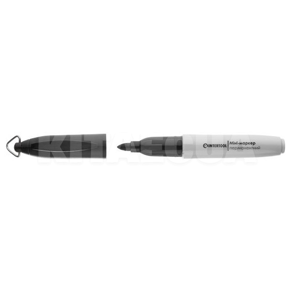 Мини-маркеры перманентные черные 93 мм 80 шт Intertool (KT-5010) - 3