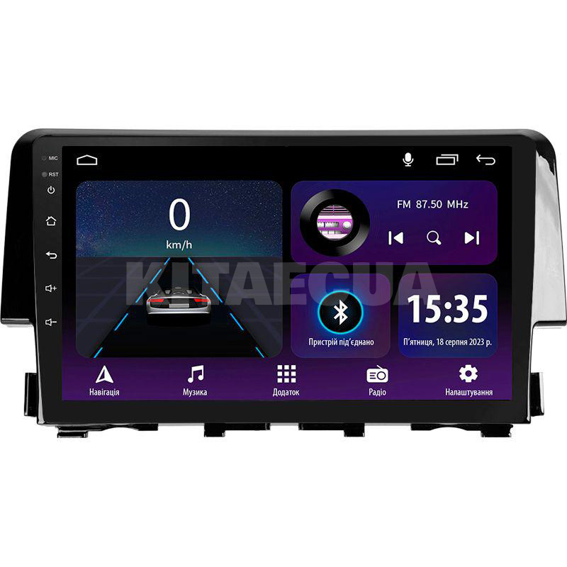 Штатна магнітола E9232 2+32 Gb 9" Honda Civic 10 FK 2015-2020 SIGMA4car (41833)