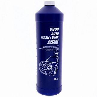 Автошампунь Auto Wash&Wax ASW 1л супер-концентрат с воском Mannol