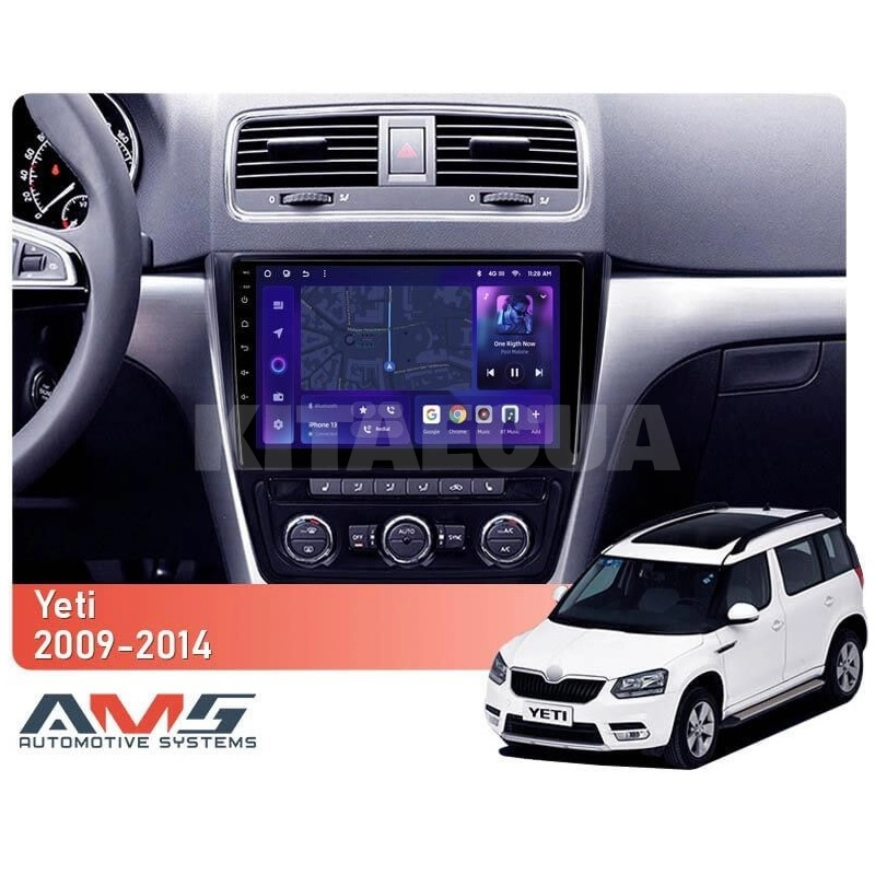 Штатна магнітола MOSS M3 4+32 ГБ 10" Skoda Yeti 5L 2009-2014 AMS (50887) - 2