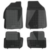 Гумові килимки в салон Chevrolet Spark II (2010-н.в.) (4шт) 202106 REZAW-PLAST (983)