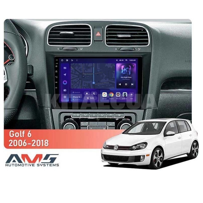 Штатна магнітола MOSS M3 4+32 ГБ 9" Volkswagen Golf 6 2008-2016 AMS (50752) - 2