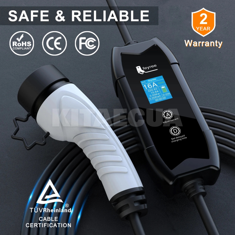 Зарядка Ніссан Ліф (Nissan Leaf) 3.7 кВт Wi-Fi FEYREE (FY3.5-16-1PH-TP1-NW-Ниссан Лиф) - 6