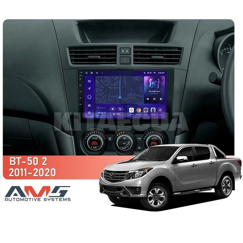 Штатна магнітола MOSS M3 4+32 ГБ 9" Mazda BT-50 2 2011-2020 AMS (50145) - 2