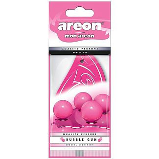 Ароматизатор сухий лист "жуйка" Mon Bubble Gum AREON