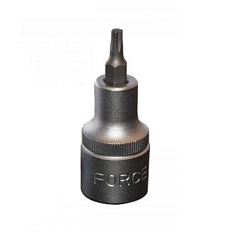 Головка торцевая с 6-лучевой насадкой T27 1/2" 55 мм FORCE