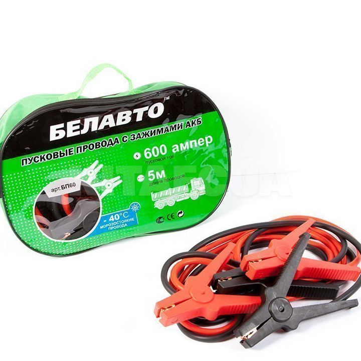 Провода пусковые 600А 5м BELAUTO (BP60)