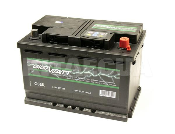 Аккумулятор автомобильный 70Ач 640А "+" справа GIGAWATT (GW 0185757009) - 2