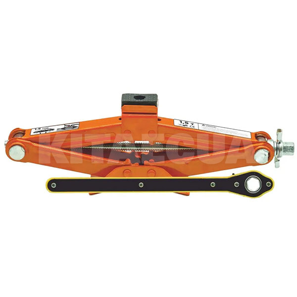 Домкрат механический ромбовидный до 1.5т (104мм-385мм) с трещоткой EL 100 815 ELEGANT (101376) - 2