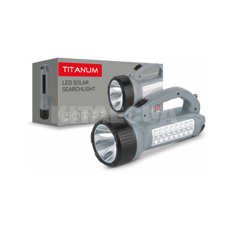 Портативний ліхтарик з сонячною батареєю TITANUM (TLF-T09SO)