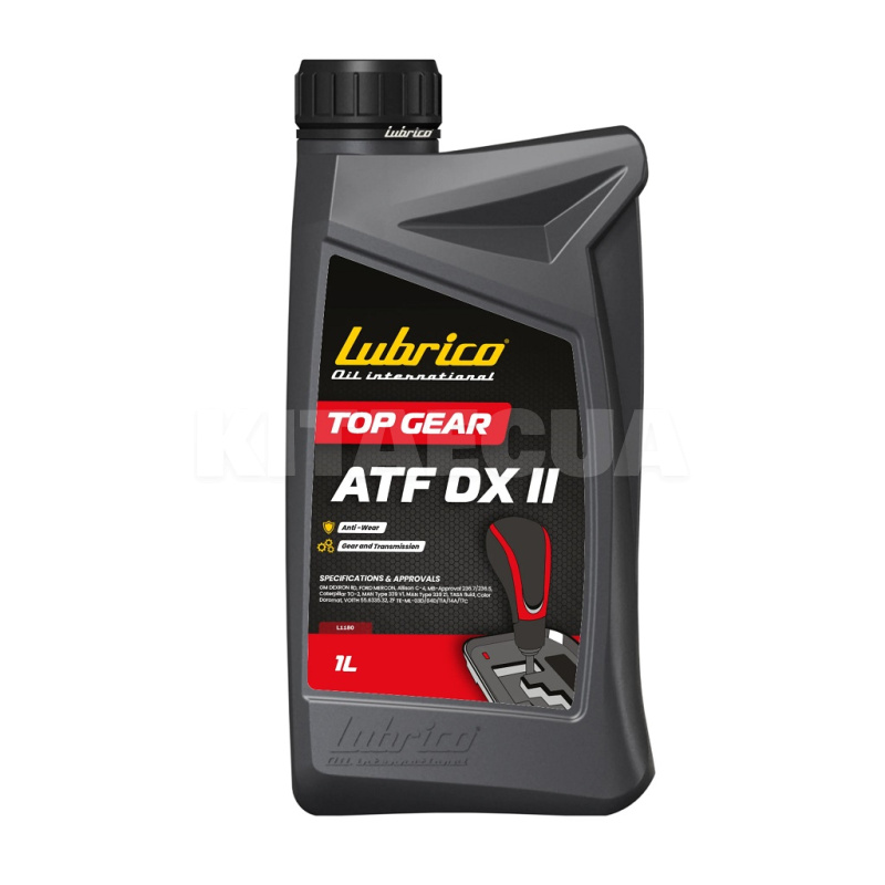 Масло трансмісійне 1л TOP GEAR ATF DX II красное LUBRICO (L-1180-10100010)