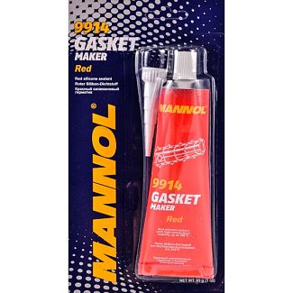 Герметик автомобильный формирователь прокладок 85г Gasket Maker красный (Уценка) Mannol