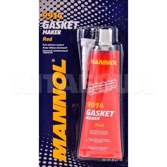 Герметик автомобильный формирователь прокладок 85г Gasket Maker красный (Уценка) Mannol (9914-уц)
