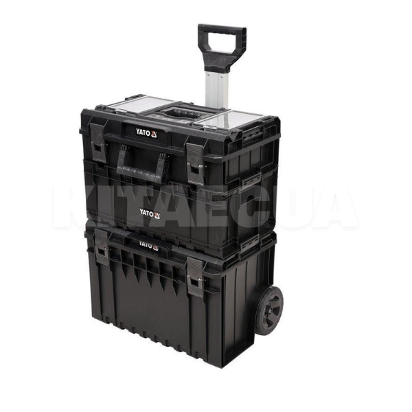 Комплект ящиків для інструмента на колесах 2 предмети 585х 425х810 мм YATO (YT-09161-YATO)