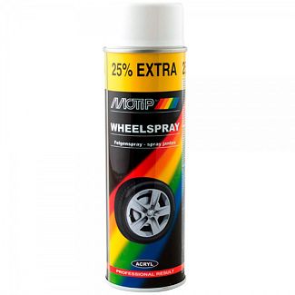 Краска белая 500мл для дисков MOTIP