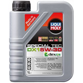 Масло моторное синтетическое 1л 5W-30 Special TEC DX1 LIQUI MOLY