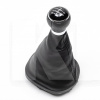 Ручка КПП чорна шкірозамінник для Volkswagen Caddy 2004-2015р. чохол КПП ABM (180917-11)