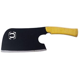 Ніж-тесак 750г туристичний обробна з дерев'яною ручкою СИЛА