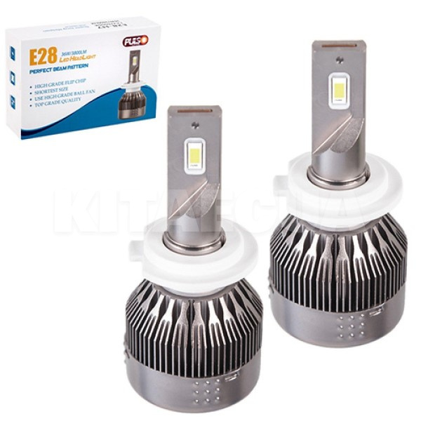 LED лампа для авто H7 PX26d 36W 6000K PULSO (E28-H7)