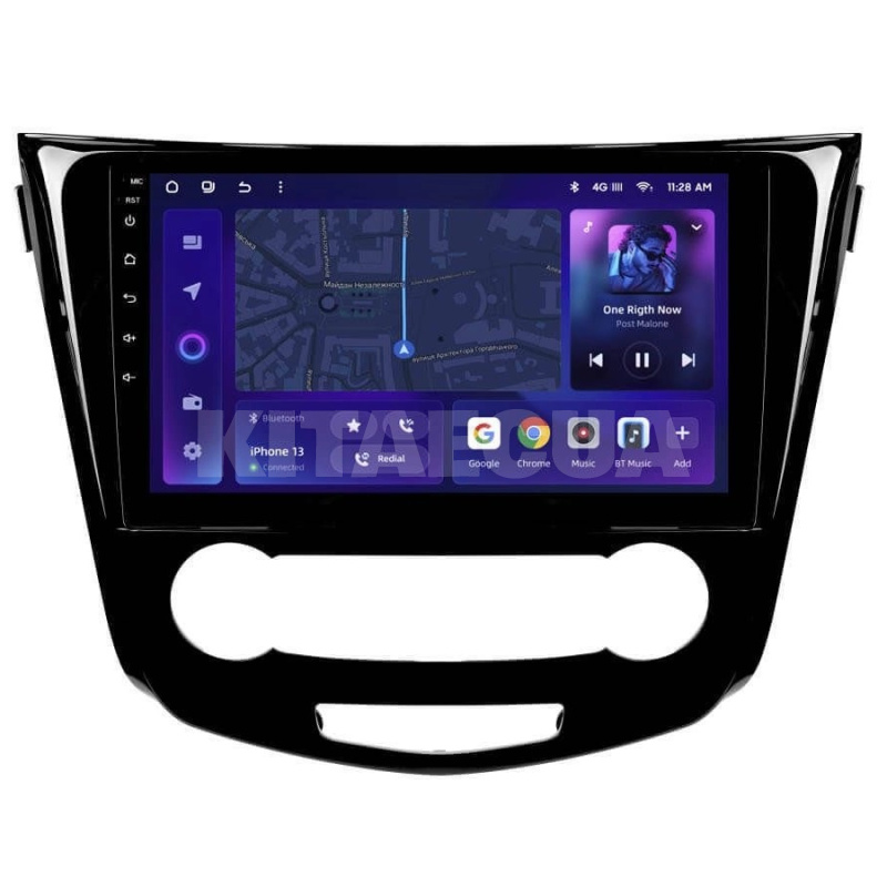 Штатна магнітола MOSS M3 4+32 ГБ 10" Nissan X-Trail 3 T32 2013-2022 Manual air conditioning (F1 C) AMS (50862)