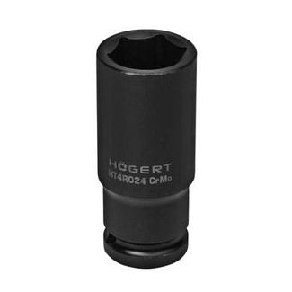 Головка ударна подовжена 6-гранна 24 мм 1/2" HOGERT