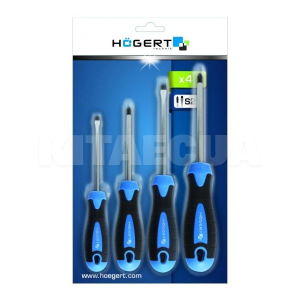 Набор отверток 4 предмета HOGERT (HT1S094)