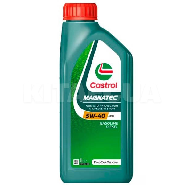 Масло моторное синтетическое 1л 5W-40 Magnatec A3/B4 CASTROL (CASMAGC35W40-1) - 6