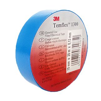 Изолента 1300 20м х 19мм Temflex синяя 3M