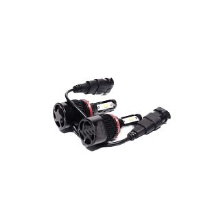 LED лампа для авто H11 12V/24V FL04 трёхцветная (комплект) 