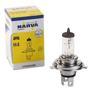 Галогенная лампа H4 60/55W 12V Standart NARVA