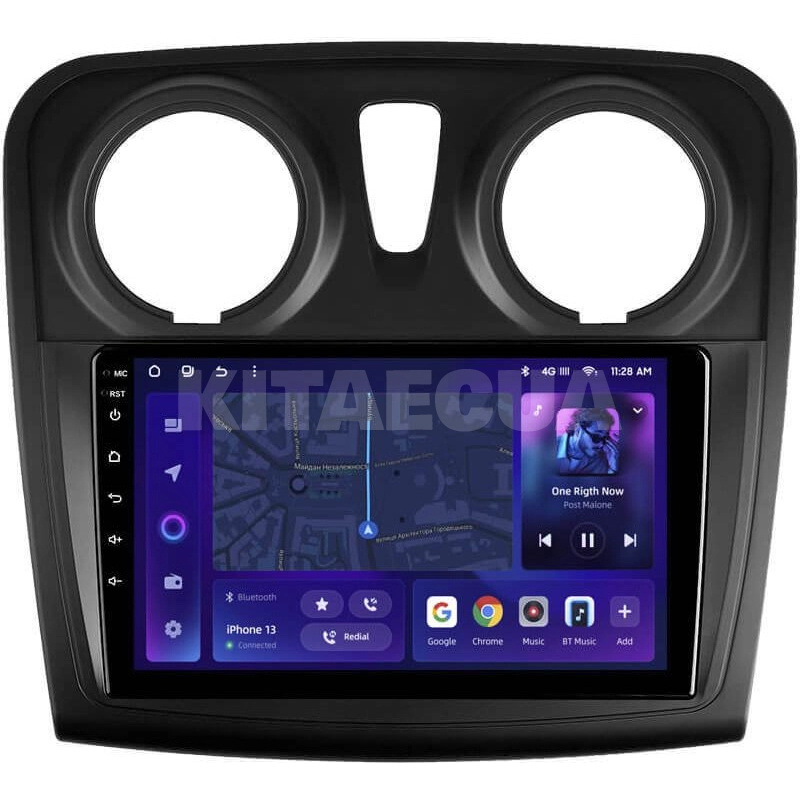 Штатна магнітола MOSS M2 4+32 Gb 9" Renault Sandero 2 2013-2022 (F2 A) AMS (49425)
