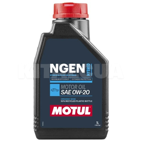 Моторна олія синтетична 1л 0W-20 NGEN Hybrid MOTUL (NGEN HYBRID 0W20 1L)