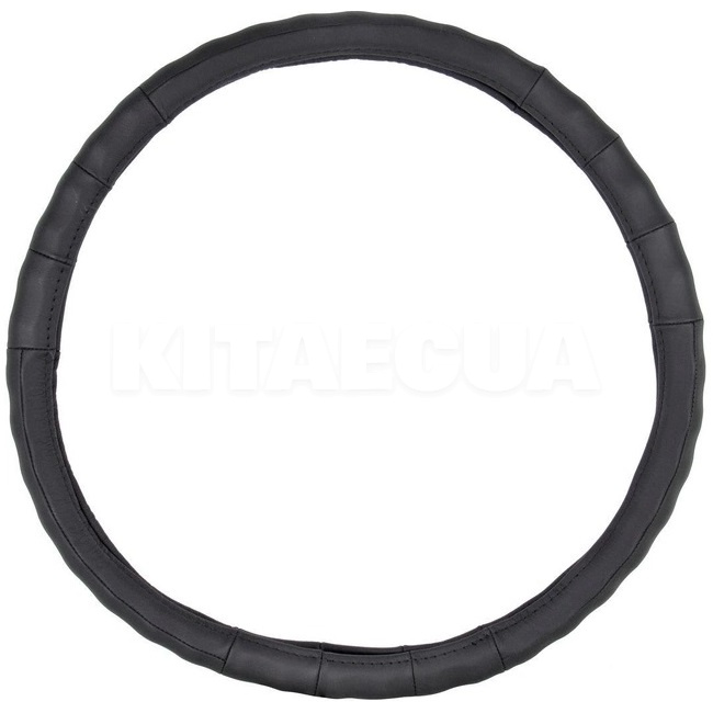 Чехол на руль 4-5XL (49-52 см) черный натуральная кожа CARLIFE (SW225XXXXL)