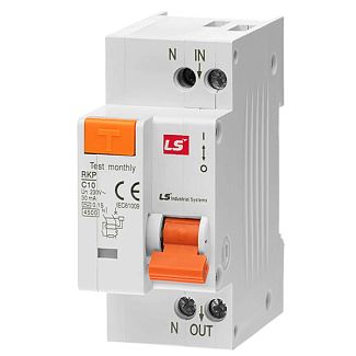 Диференціальний вимикач 10A 1P+N 30мА RKP LS Electric