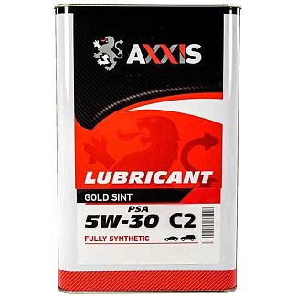 Масло моторное синтетическое 1л 5W-30 Gold Sint AXXIS