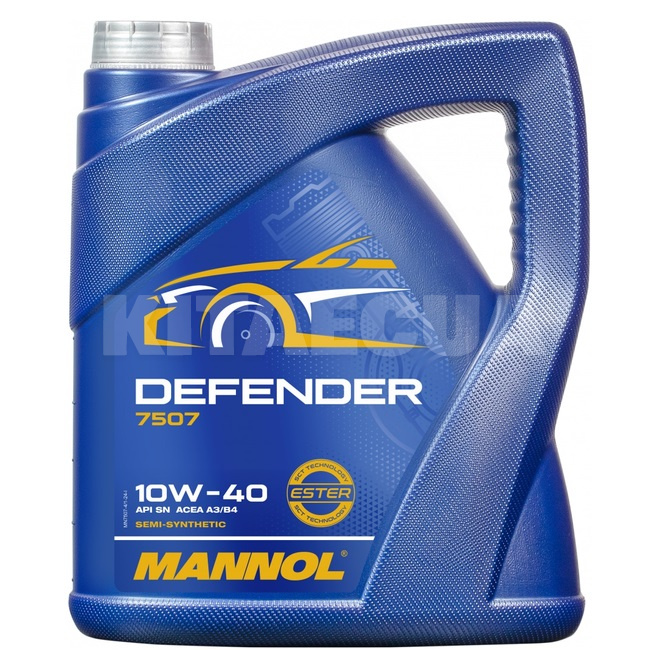 Масло моторное полусинтетическое 5л 10W-40 Defender Mannol (MN7507-5)