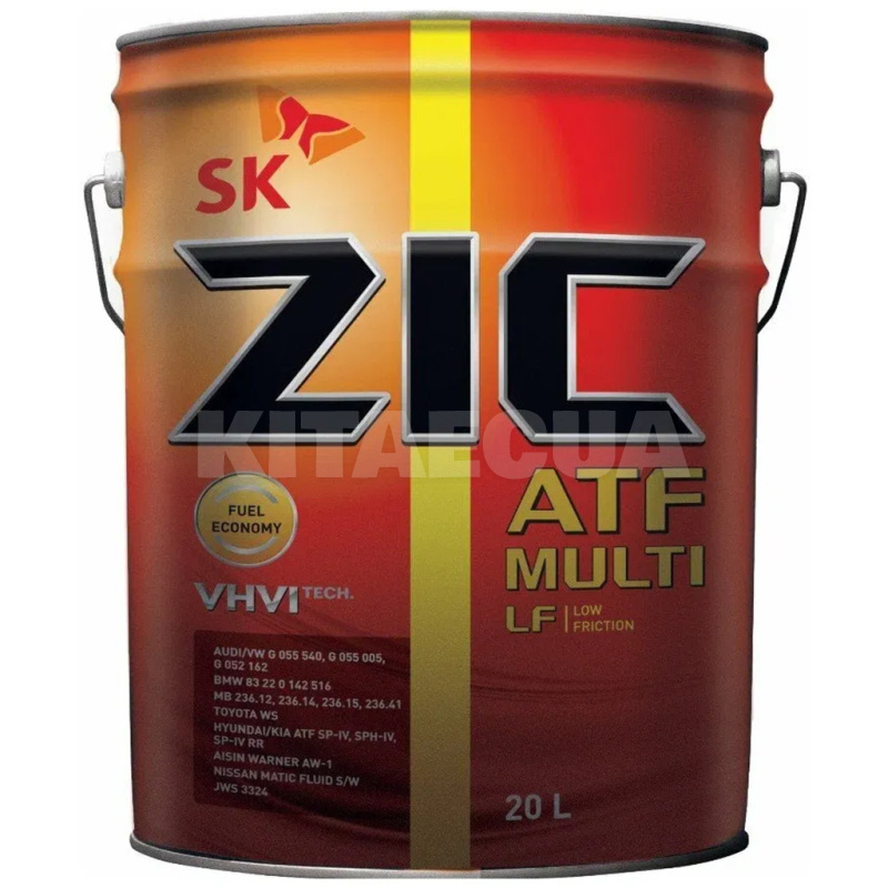 Олія трансмісійна синтетична 20л ATF Multi LF ZIC (192665)