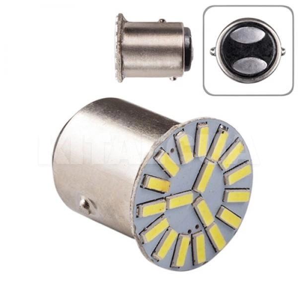 LED лампа для авто BAY15d 1.2W 6000K PULSO (LP-191257)