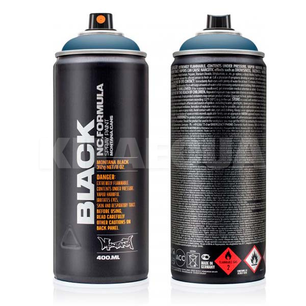 Фарба 400мл матова BLK 5190 Whale MONTANA (386442-MONTANA) - 2