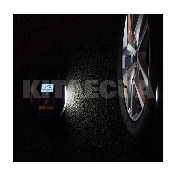 Компрессор автомобильный с автостопом и LED фонарем RING (RETC6000) - 3