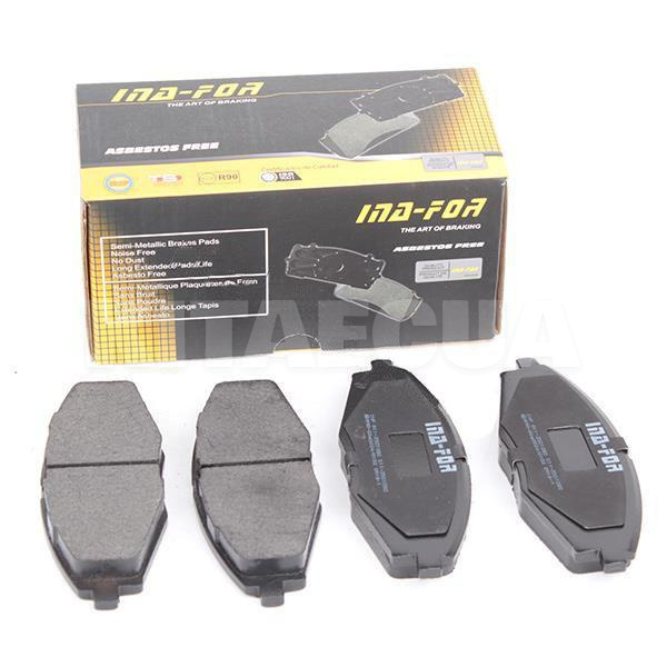 Колодки тормозные передние INA-FOR на Chery QQ (S11-3501080)