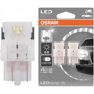 LED лампа для авто LEDriving SL W21/5W 1.9/0.4W 6000К (комплект) Osram