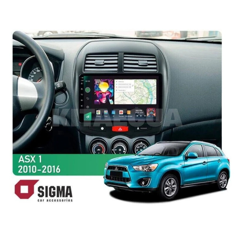 Штатна магнітола PRO 10464 4+64 Gb 10 Mitsubishi ASX 1 2010-2016 (A) SIGMA4car (40116)