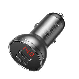 Автомобільний зарядний пристрій 2 usb 4.8A 12/24 BASEUS