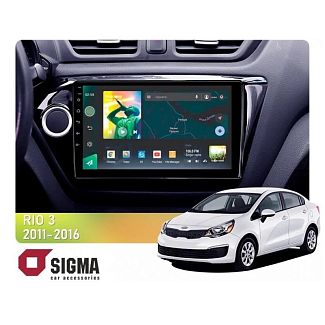 Штатная магнитола X9232 2+32 Gb 9" Kia RIO 3 2011-2016 SIGMA4car