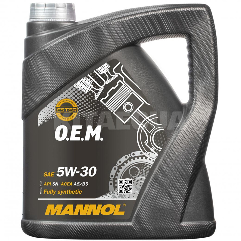 Масло моторное синтетическое 4л 5W-30 Energy Formula FR Mannol (MN7707-4)
