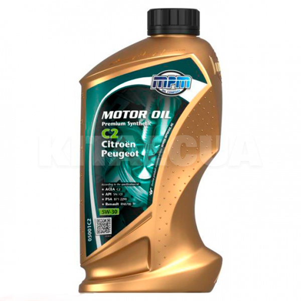 Масло моторне синтетичне 1л 5W-30 Citroen/Peugeot MPM (MPM_05001C2)