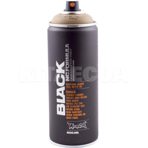 Фарба декоративна нітро-комбі 400мл 1140 "Бомбей" оливкова матова Black MONTANA (386398-MONTANA)