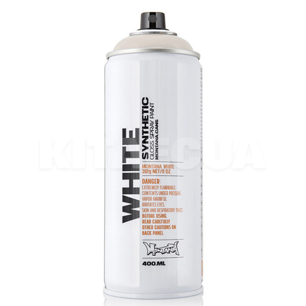 Фарба декоративна синтетична 400мл 9100" давній білий" White MONTANA (280405-MONTANA)